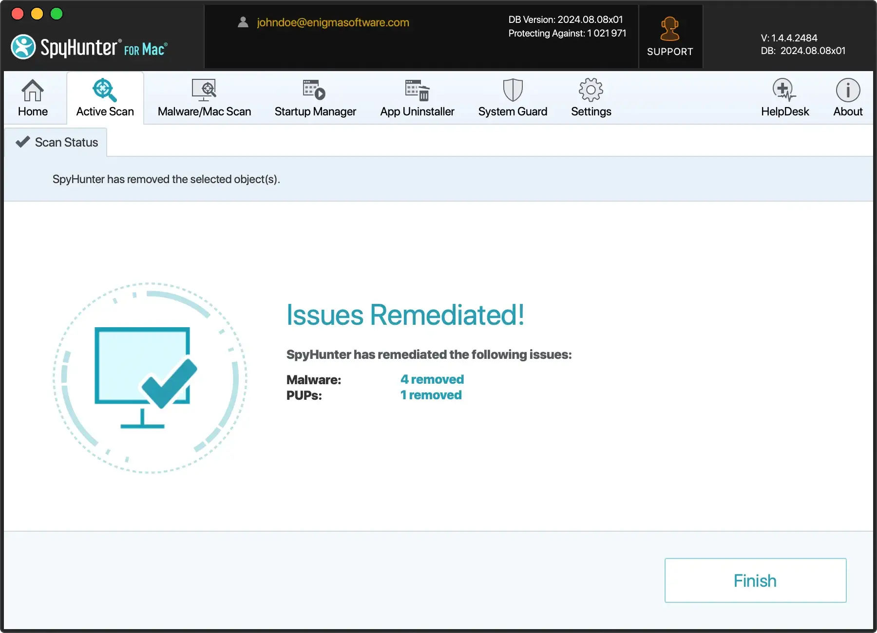 Remova malware, vírus e programas potencialmente indesejados com SpyHunter